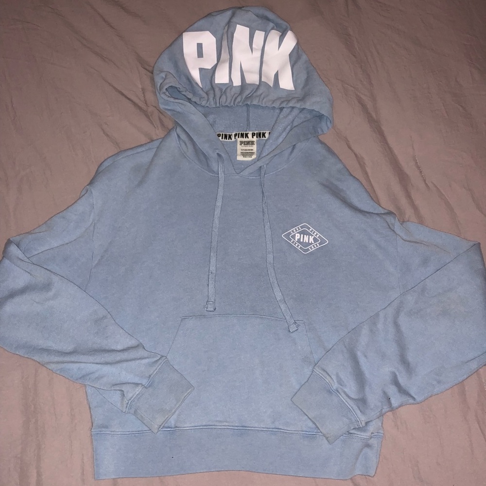 ✨PINK crop hoodie✨